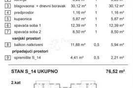 Rezidencija Topola Stan S-14, Varaždin, Appartamento