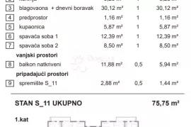 Rezidencija Topola Stan S-11, Varaždin, Flat