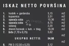 Novogradnja Štinjan - dvosoban stan - 2. kat, Pula, Daire