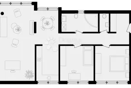 3soban Adaptiran Stan,75m2 Zagreb (Dedići)+Garaža!, Podsljeme, Stan