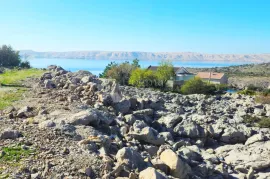 CESARICA, GRAĐEVINSKO ZEMLJIŠTE S PANORAMSKIM POGLEDOM NA MORE, Karlobag, Zemljište