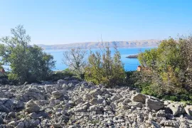 CESARICA, GRAĐEVINSKO ZEMLJIŠTE S PANORAMSKIM POGLEDOM NA MORE, Karlobag, Zemljište