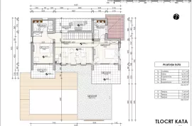 ISTRA, KAŠTELIR - Građevinsko zemljište s idejnim projektom i pogledom na more, Kaštelir-Labinci, Zemljište