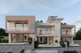 VODICE, novi projekt, troetažni stan, bazen, pogled na more, vrt, S3, Vodice, Appartement