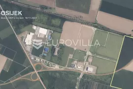 Osijek, Nemetin, poslovna prilika, građevinsko zemljište površine 4164 m2, Osijek - Okolica, Zemljište